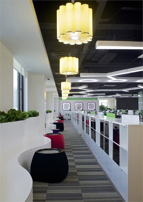 騰訊科技(北京)希格瑪大廈4F辦公區(qū)裝修工程_美國(guó)室內(nèi)設(shè)計(jì)中文網(wǎng)